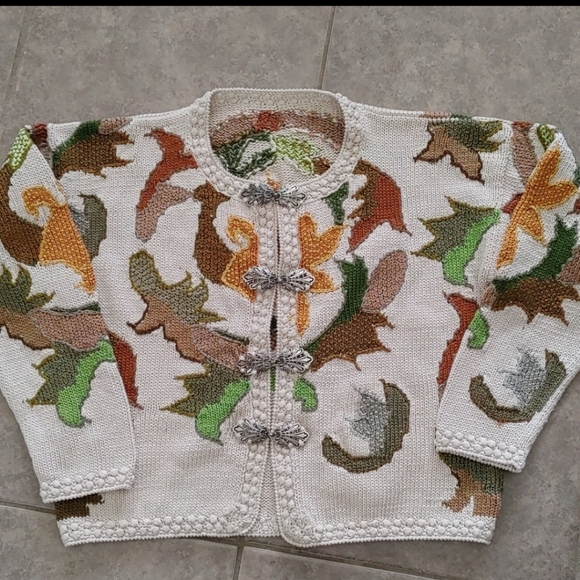 Hand Embroidered Sweater - Picture 2 of 15